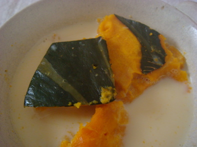 かぼちゃ豆乳スープの写真