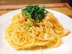簡単☆ピリ辛の辛子明太マヨパスタ