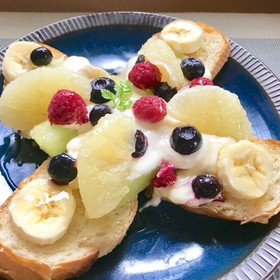 クリチソースで♬スイーツな休日トースト♡