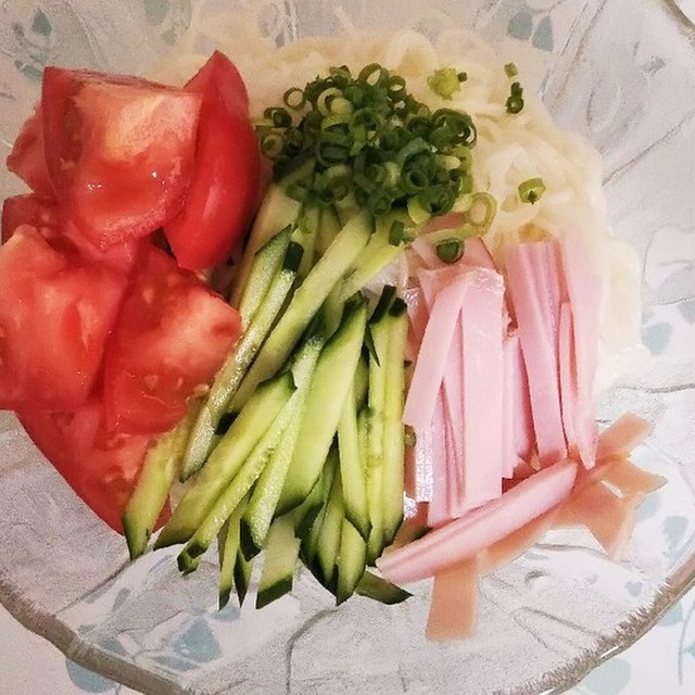 簡単 サラダそうめん