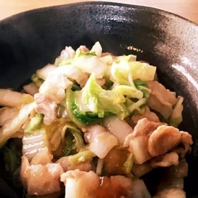 ★豚バラ肉と白菜の炒め煮★ご飯がすすむ!
