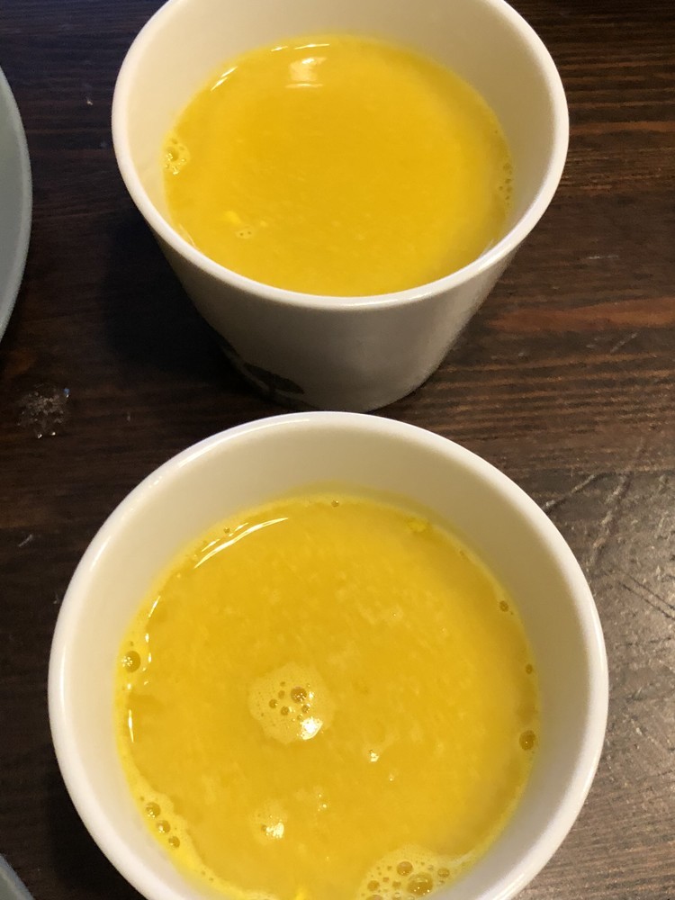 かぼちゃの和風な冷製スープの画像