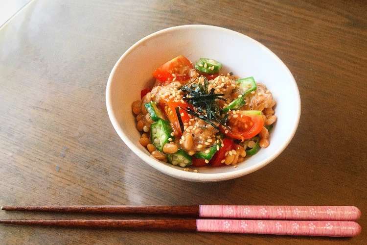 さっぱり 納豆の彩り小鉢 レシピ 作り方 By Mino Ri クックパッド 簡単おいしいみんなのレシピが352万品