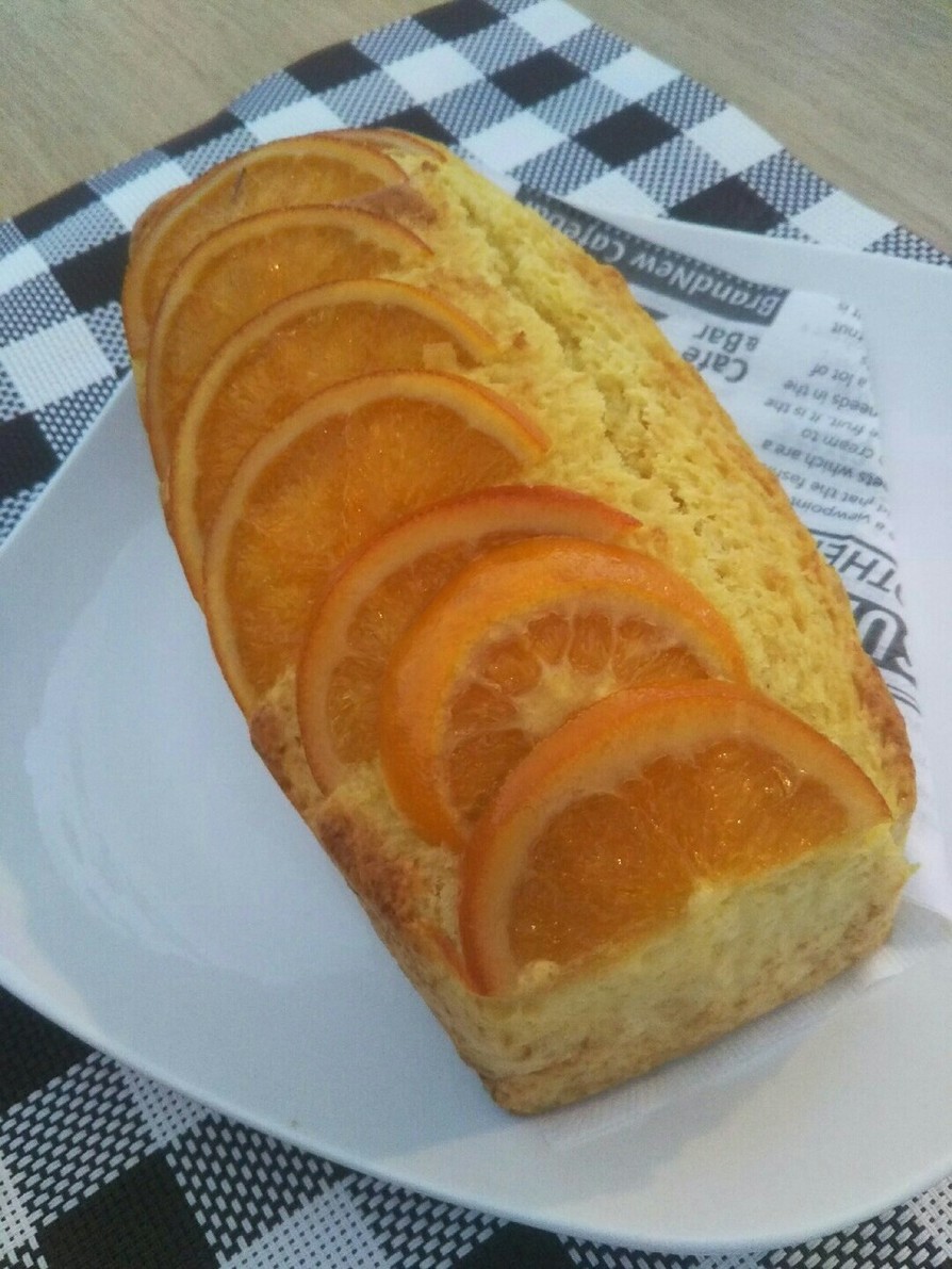 オレンジパウンドケーキの画像