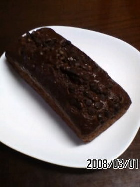 簡単 しっとり チョコバナナケーキ