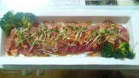 マグロのカルパッチョ風 和風サラダ