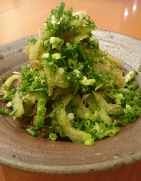 ゴーヤを梅と茗荷のお浸しでさっぱり食う!