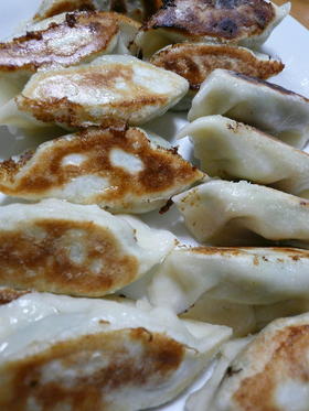 餃子の焼き方