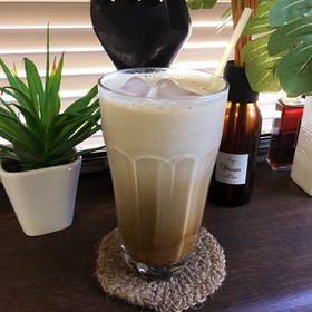 黄金比!ミルクたっぷりアイス カフェオレ