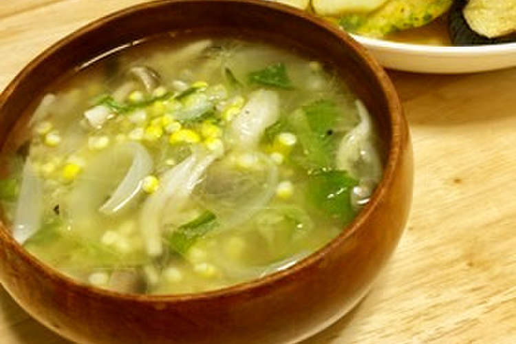 むくみ予防に トウモロコシのひげスープ レシピ 作り方 By 食材探訪人ふくふく クックパッド