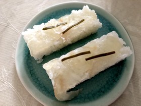 ひらめの昆布〆 押し寿司