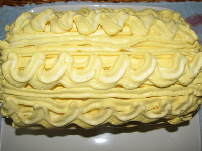 絶品･簡単！南瓜クリームのロールケーキの写真