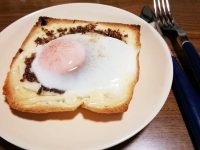 トロトロ卵トーストの写真