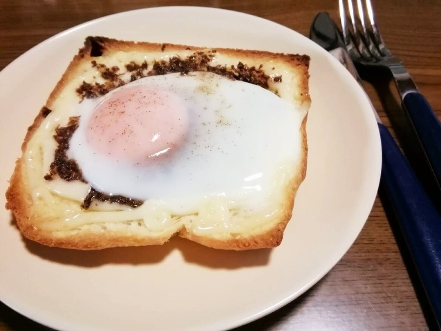 トロトロ卵トーストの画像
