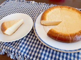 炊飯器で?!簡単ふわふわチーズケーキ♡