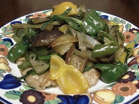 さっぱり♪豚肉と野菜の甘酢炒め