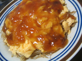 もやしと納豆の☆和風卵あんかけ丼