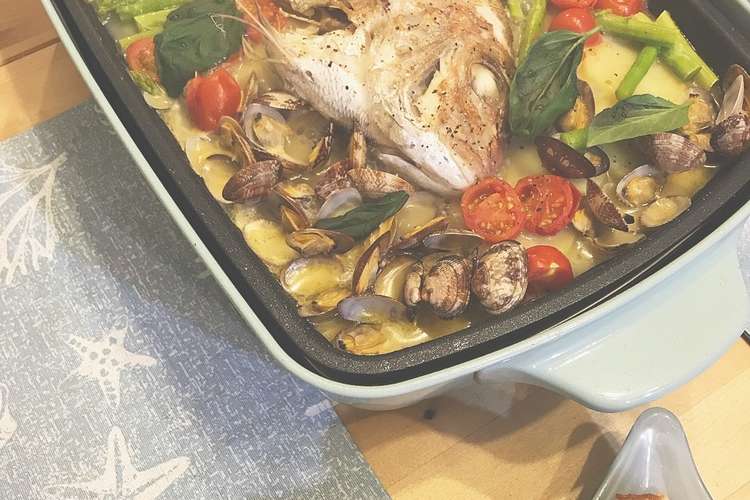ホットプレートで簡単 アクアパッツァ レシピ 作り方 By Himeママ食堂 クックパッド 簡単おいしいみんなのレシピが352万品