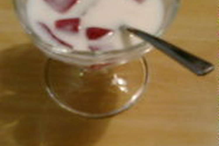 簡単美味しい飲むヨーグルト蒟蒻 レシピ 作り方 By バナナカフェオレ クックパッド
