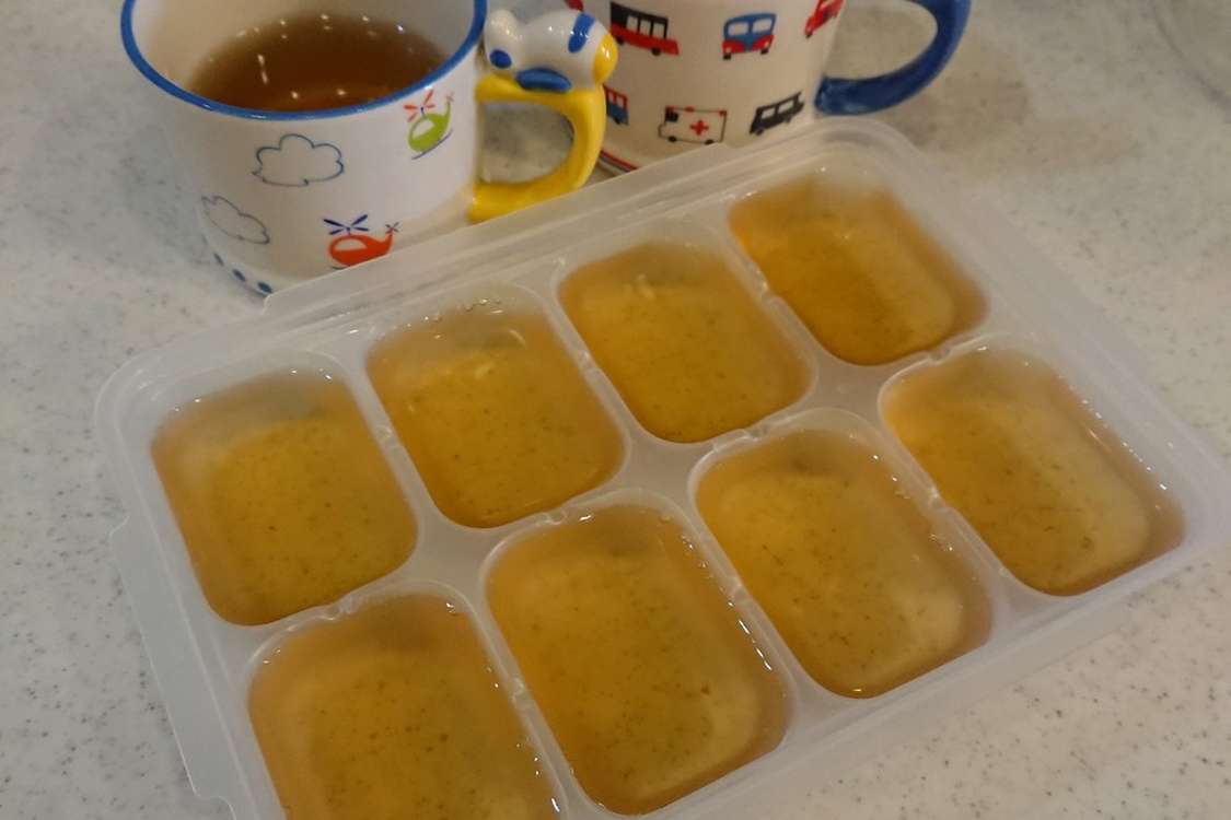 離乳食ベビーの水分補給に 麦茶寒天ゼリー レシピ 作り方 By ごはん クックパッド 簡単おいしいみんなのレシピが378万品