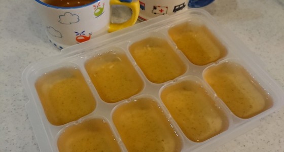 離乳食ベビーの水分補給に 麦茶寒天ゼリー レシピ 作り方 By ごはん クックパッド 簡単おいしいみんなのレシピが370万品