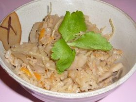 簡単!ツナとごぼうの炊き込みご飯★