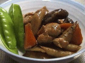 鶏肉とごぼうの煮物