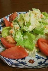 レタス入り6種野菜のポテトサラダ+トマト