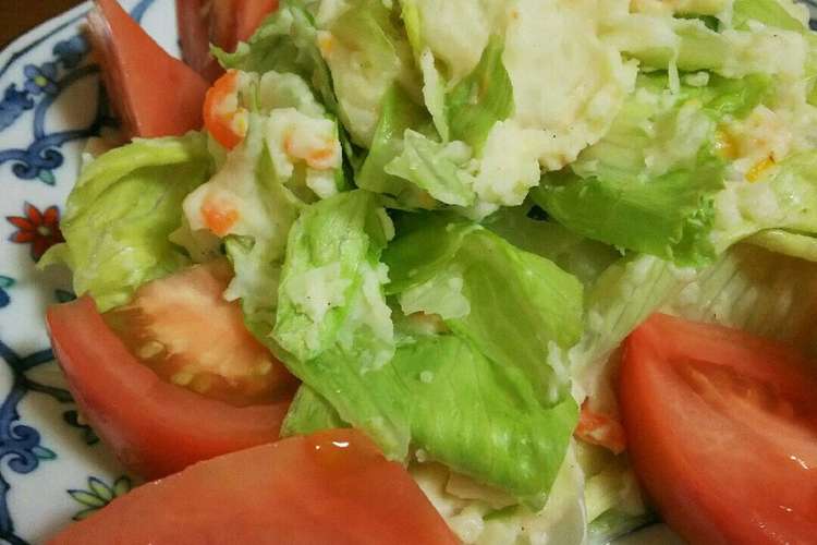 レタス入り6種野菜のポテトサラダ トマト レシピ 作り方 By Msgnb1 クックパッド 簡単おいしいみんなのレシピが364万品