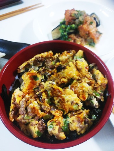 蒲焼きのたれ丼(簡単どんぶり)の写真