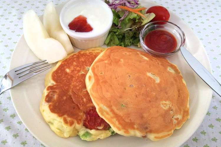 ゴロゴロ具が入ったお食事パンケーキ レシピ 作り方 By もへほっぺ クックパッド 簡単おいしいみんなのレシピが353万品