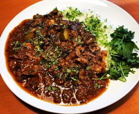 ラムとパクチーのスパイスカレー♪さわやか