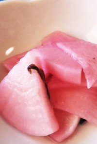 梅酢活用法❗️大根の梅酢漬け❗️
