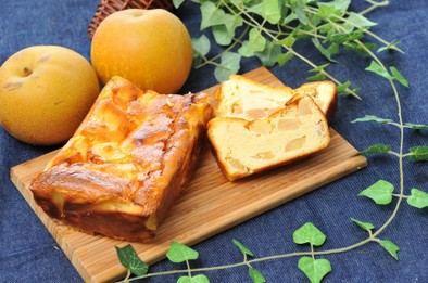 コロコロ梨のチーズケーキの写真