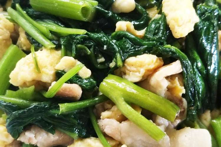 親子で食べる 空芯菜と豚バラの卵炒め レシピ 作り方 By ガリ トトロ クックパッド 簡単おいしいみんなのレシピが352万品