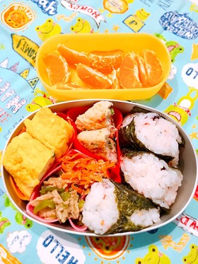 幼稚園お弁当 3歳0ヶ月①