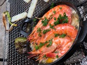 BBQで簡単アヒージョの写真