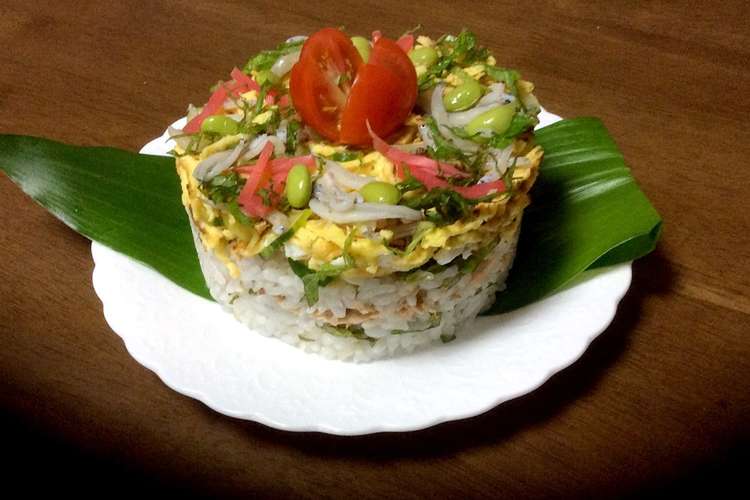 夏ちらし寿司ケーキ レシピ 作り方 By クックひろみん クックパッド 簡単おいしいみんなのレシピが350万品