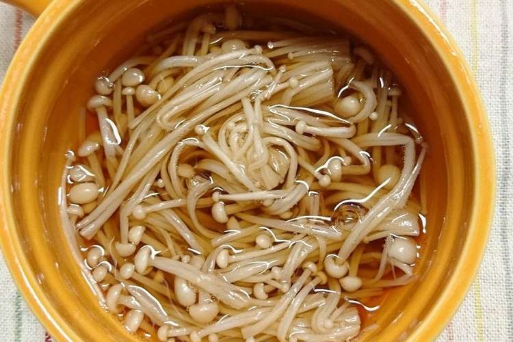 簡単 レンチン めんつゆでえのきの佃煮 レシピ 作り方 By Michi 630 クックパッド