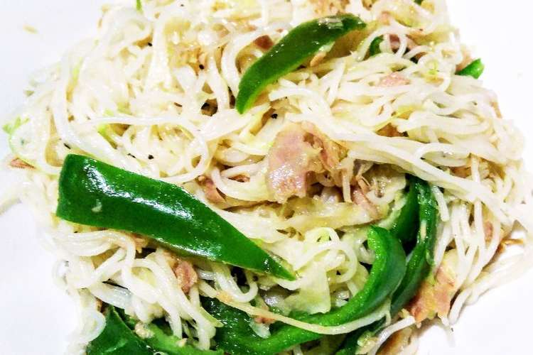 ツナ缶と野菜の簡単そうめんチャンプルー レシピ 作り方 By けい クックパッド 簡単おいしいみんなのレシピが360万品