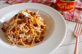 【味付け不要!】鯖缶パスタ(サヴァ缶)