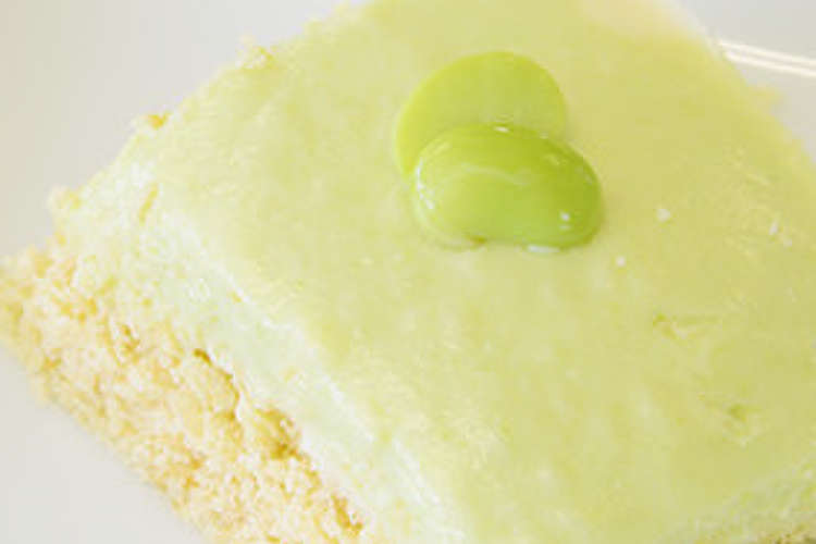 ずんだチーズケーキ レシピ 作り方 By ヒガマツ大学食育学部 クックパッド 簡単おいしいみんなのレシピが376万品