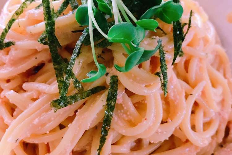 濃厚クリーム明太子パスタ レシピ 作り方 By うみ弁 クックパッド