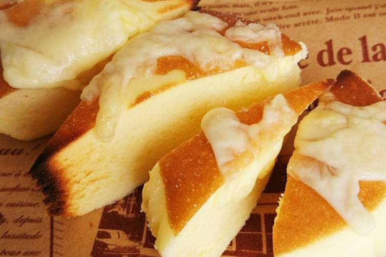 チーズ蒸しケーキのチーズトースト レシピ 作り方 By Shizu78 クックパッド