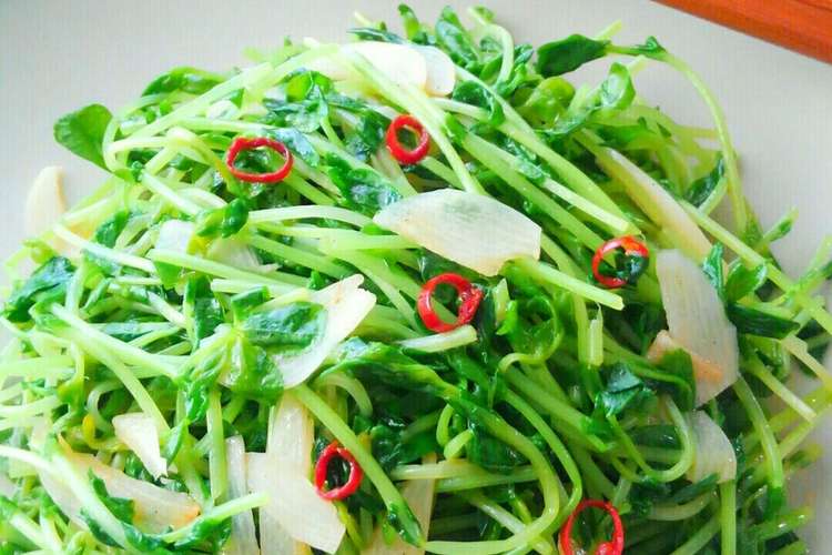 5分で簡単 節約 豆苗の中華炒め レシピ 作り方 By まこりんとペン子 クックパッド 簡単おいしいみんなのレシピが355万品