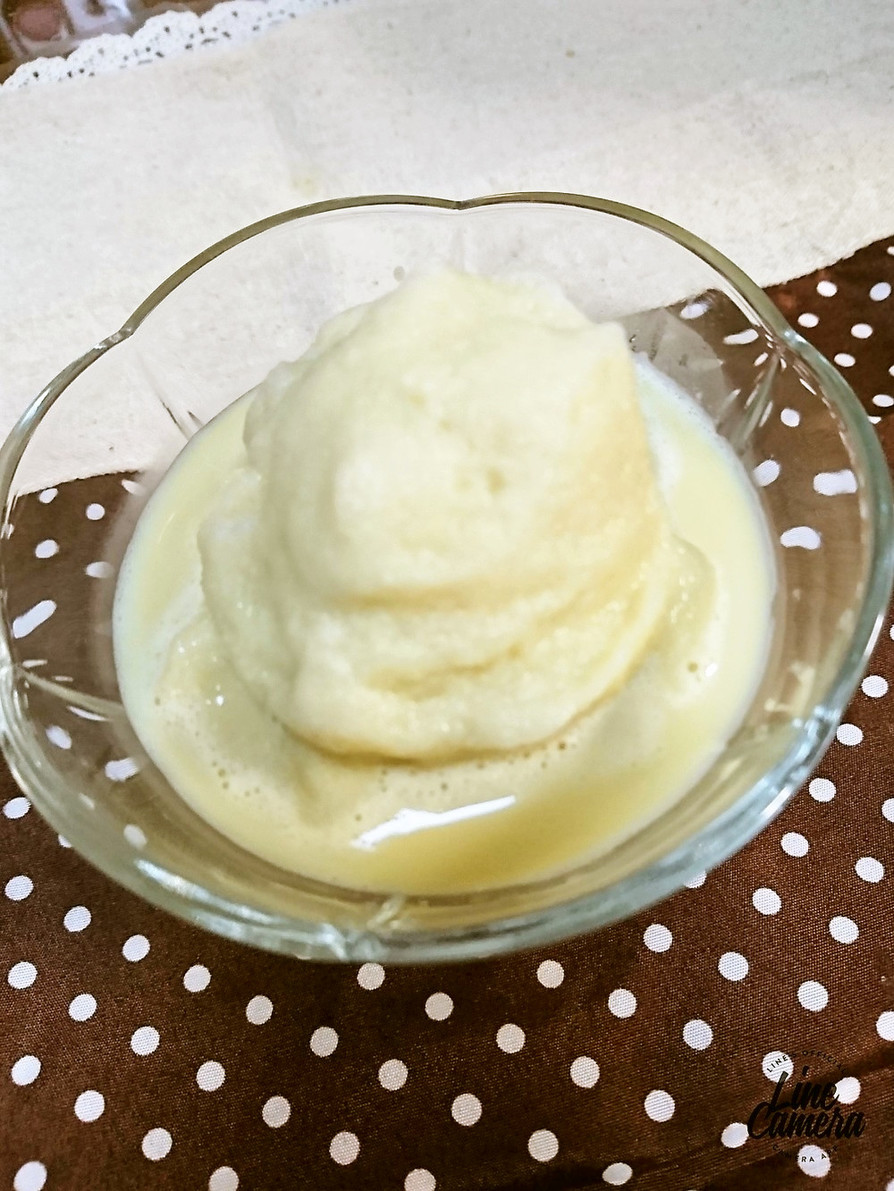 ドウシシャ♡豆乳アイスのかき氷♪の画像