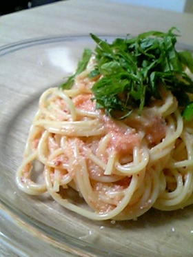 キム明太子パスタ