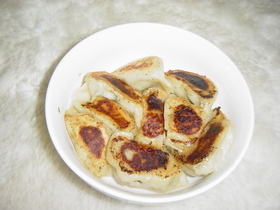 ぎょうざの手作りは当たり前です