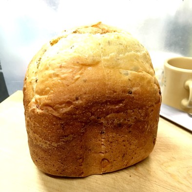 ホームベーカリーで枝豆入りフランスパンの写真