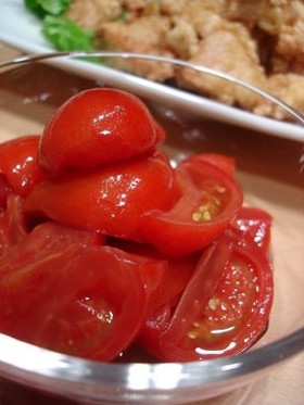 お手軽調味料で★おいしいトマトマリネ